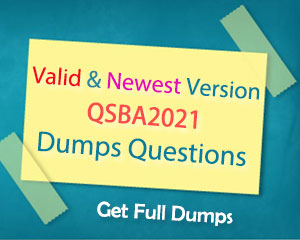 QSBA2021 Exam Fragen