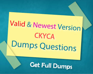 CKYCA Testking Exam Questions